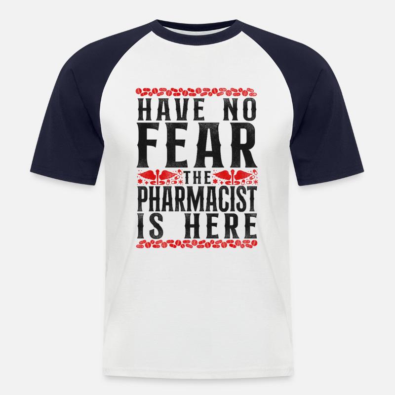 Pharmacy Tech Technician - Men's Baseball T-Shirt - white/navy
