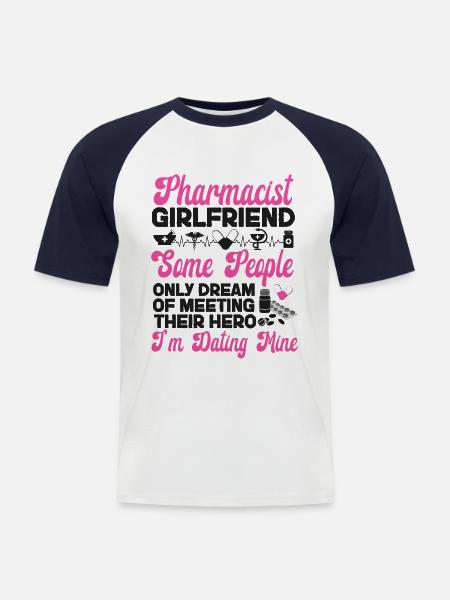 Pharmacy Tech Technician - Men's Baseball T-Shirt - white/navy