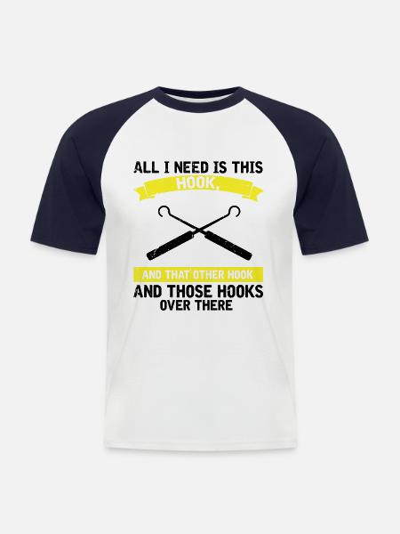 Lock Lock locking service locksmith - Men's Baseball T-Shirt - white/navy