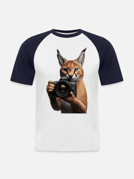 Karakal - Männer Baseball-T-Shirt - Weiß/Navy
