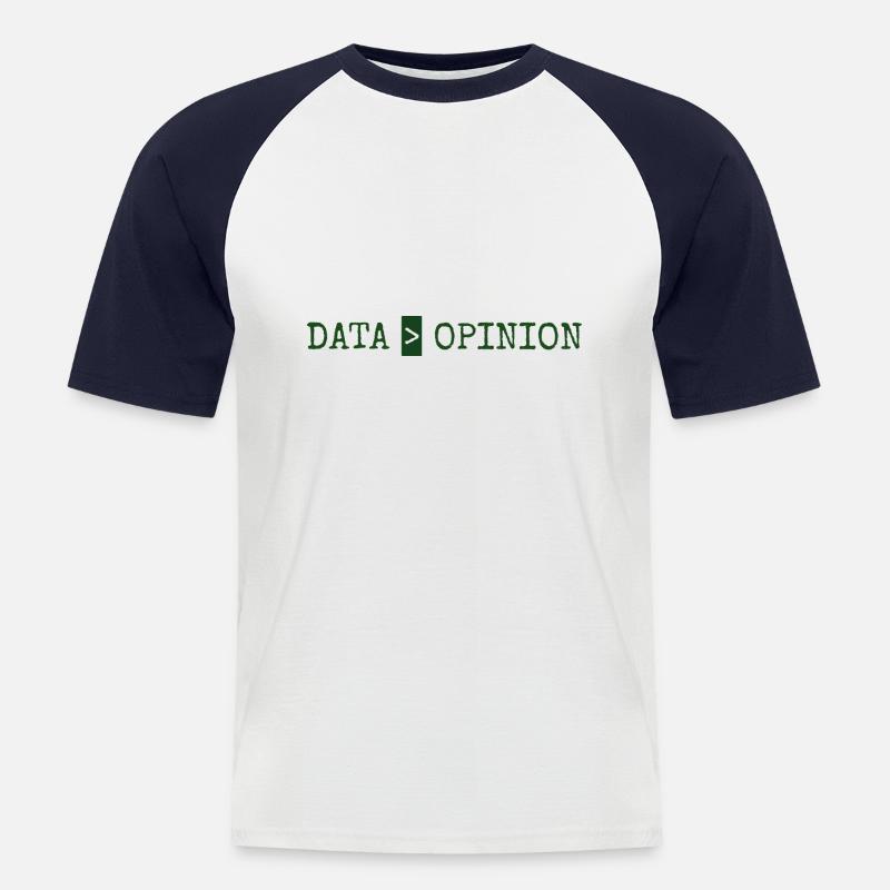 Software Ingenieur Informatiker Programmierer - Männer Baseball-T-Shirt - Weiß/Navy