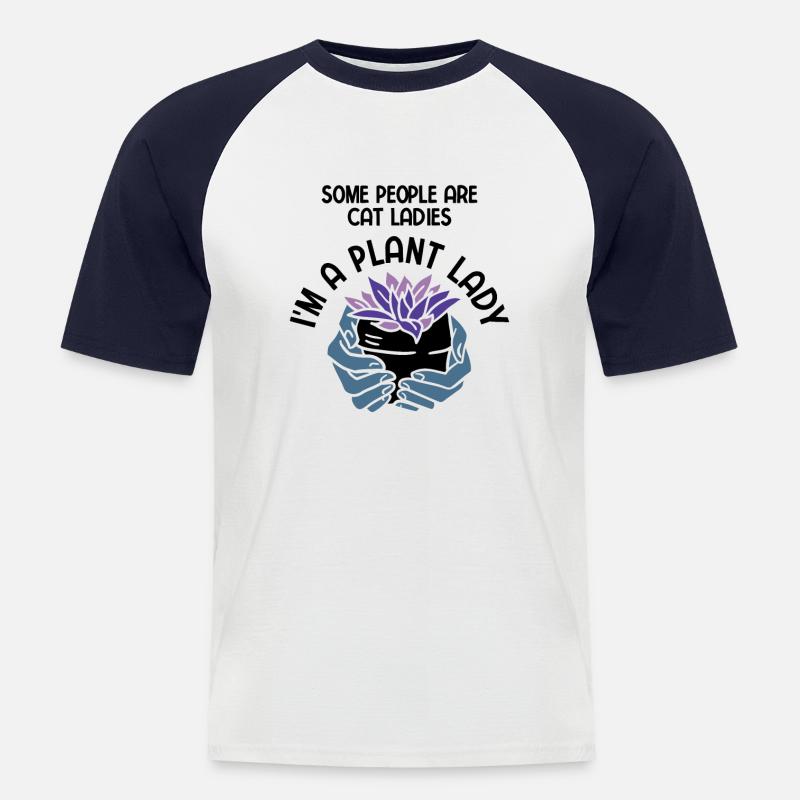 Landschaftsgärtner Hobbygärtner Gärtner - Männer Baseball-T-Shirt - Weiß/Navy