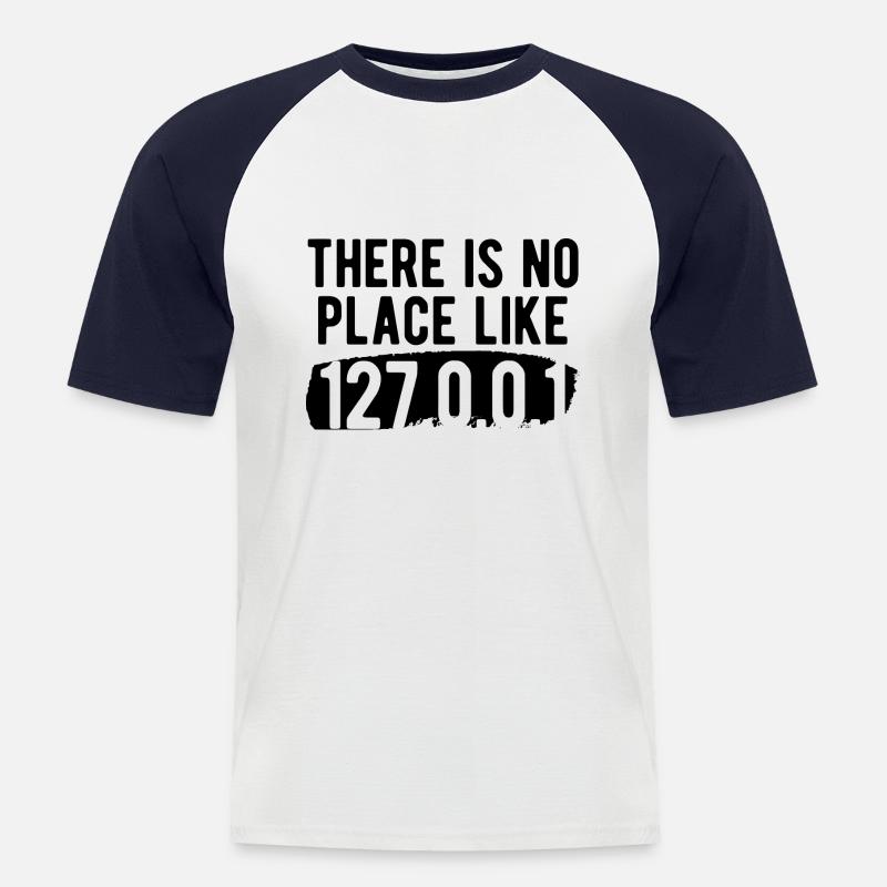 Software Ingenieur Informatiker Programmierer - Männer Baseball-T-Shirt - Weiß/Navy
