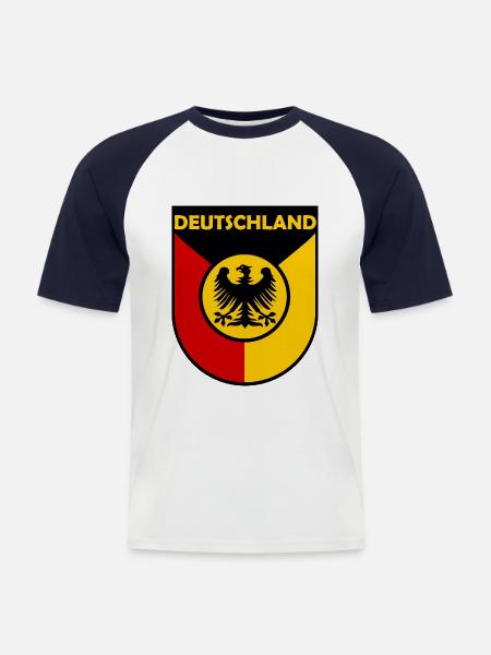 The colours from Germany - Men's Baseball T-Shirt - white/navy