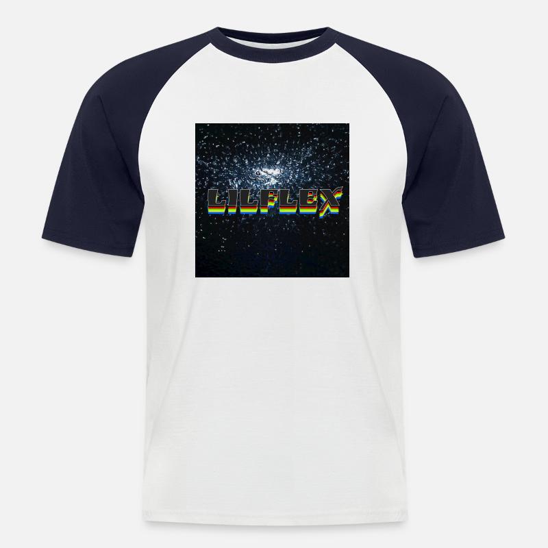 Lilflex Outfits 01 - Männer Baseball-T-Shirt - Weiß/Navy