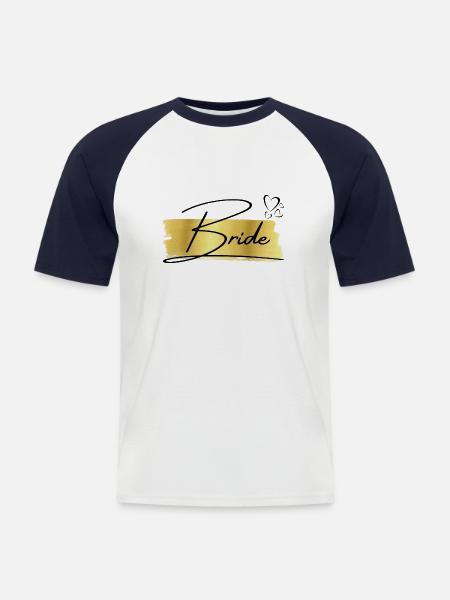 Bride Golden - The Bride - Men's Baseball T-Shirt - white/navy