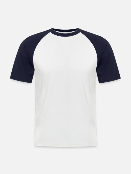 2012 - Cadeau né en 2012 - T-shirt baseball manches courtes Homme - blanc/marine