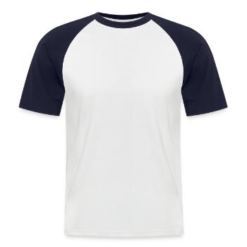 Geburtstagsgeschenk 1935 - 1935 - Männer Baseball-T-Shirt - Weiß/Navy - Vorne - Nik (191cm)