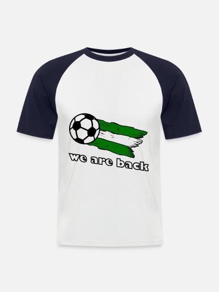 Retour à Brême - T-shirt baseball manches courtes Homme - blanc/marine
