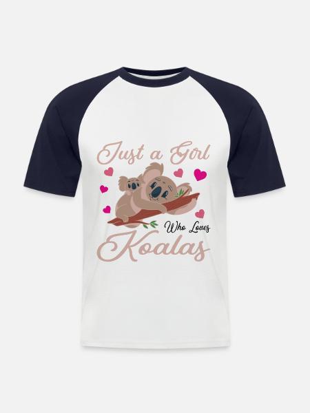 Koala Koala Bear Koalas - Men's Baseball T-Shirt - white/navy