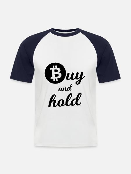 Coin Investor - Men's Baseball T-Shirt - white/navy