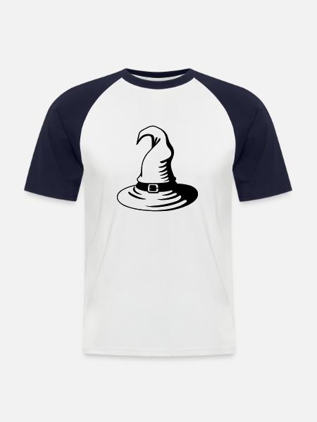 Magic Hat - Men's Baseball T-Shirt - white/navy