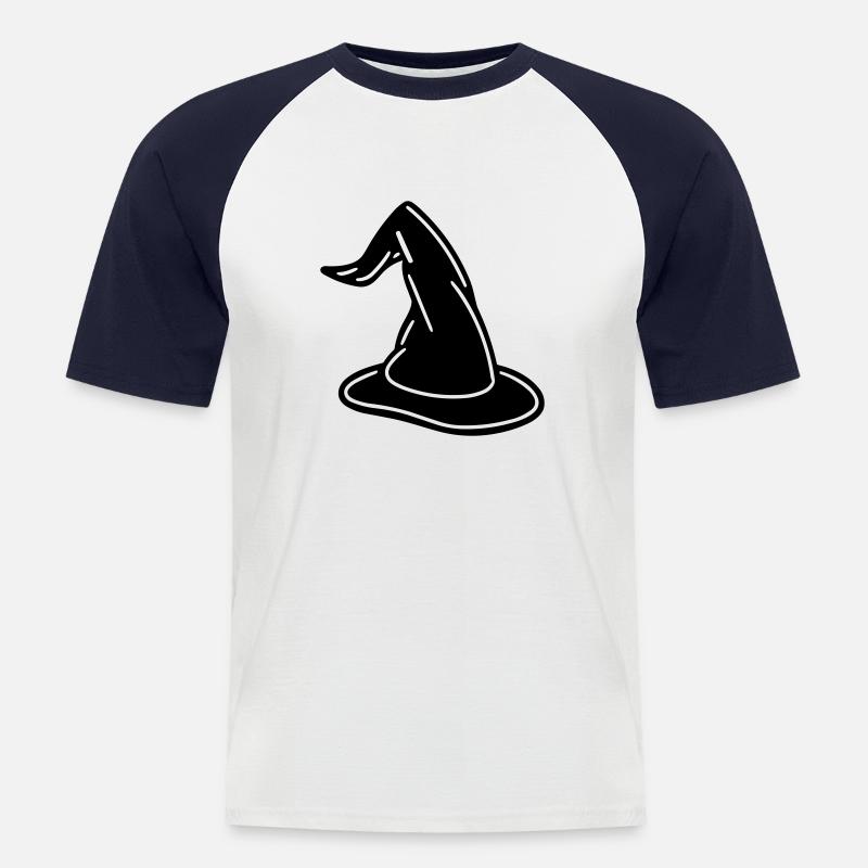 Magic Hat - Men's Baseball T-Shirt - white/navy