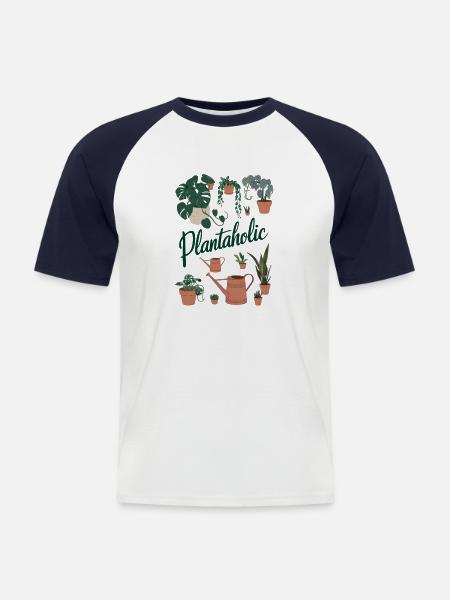 Garden Gardener Plants Gift - Men's Baseball T-Shirt - white/navy
