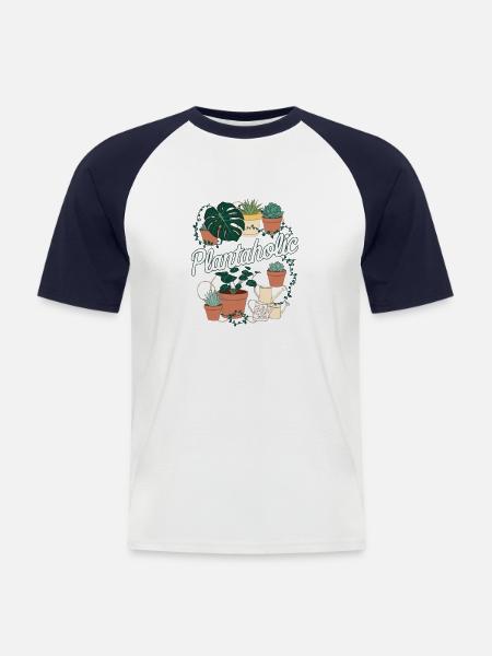 Garden Gardener Plants Gift - Men's Baseball T-Shirt - white/navy