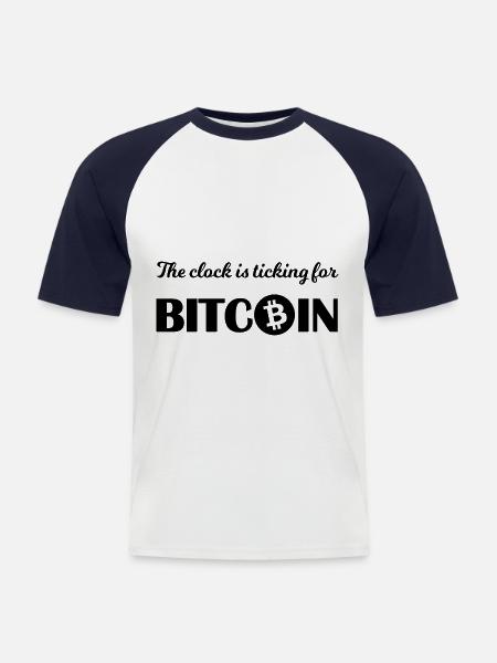 Buy Coins Now - Men's Baseball T-Shirt - white/navy