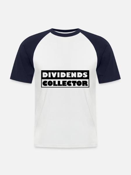 Dividend Investors - Men's Baseball T-Shirt - white/navy