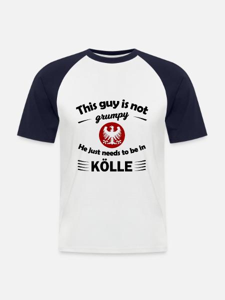 Kölle Kölle - Men's Baseball T-Shirt - white/navy