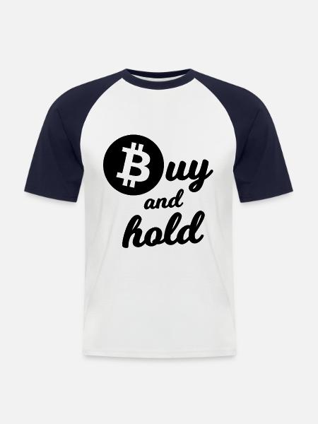 The Bitcoin Investor - Men's Baseball T-Shirt - white/navy