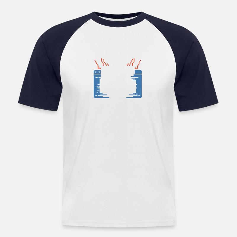 Coding Ninja Programmer Debugging Master - Men's Baseball T-Shirt - white/navy