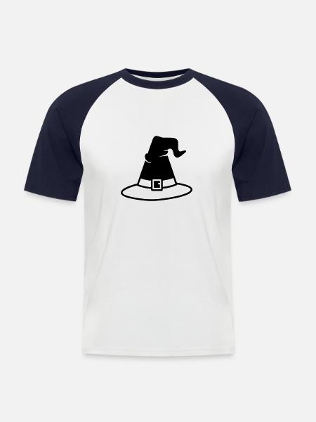 Magic Hat - Men's Baseball T-Shirt - white/navy