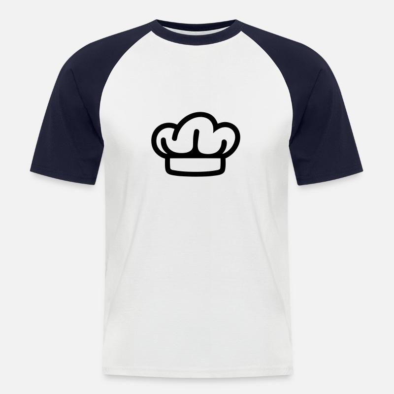 Chef de cuisine - Men's Baseball T-Shirt - white/navy