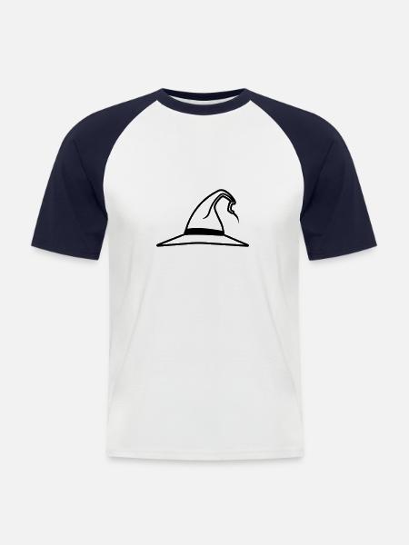 Magic Hat - Men's Baseball T-Shirt - white/navy