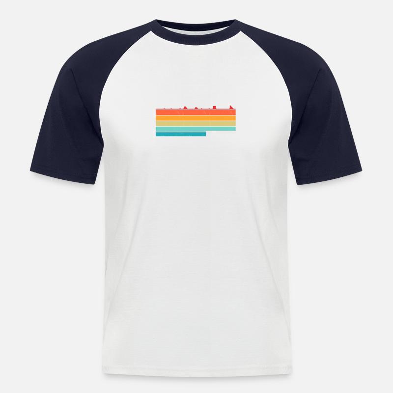 Euskirchenerin Euskirchener Euskirchen - Men's Baseball T-Shirt - white/navy