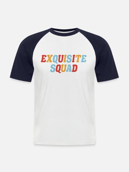 Squad Graphic - Men's Baseball T-Shirt - white/navy