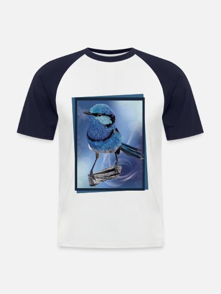 The splendid maluro - Men's Baseball T-Shirt - white/navy