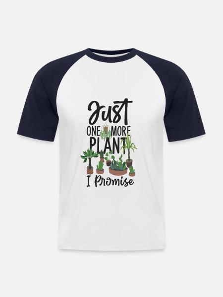 Gärtner Pflanzen - Männer Baseball-T-Shirt - Weiß/Navy