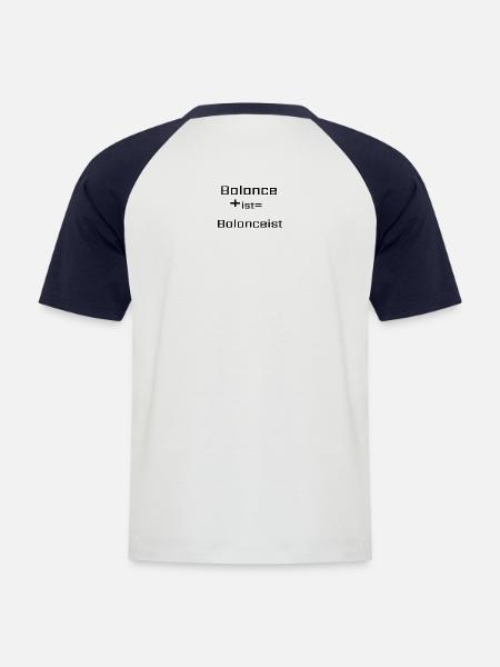 Balancist #New8 b/w - Men's Baseball T-Shirt - white/navy