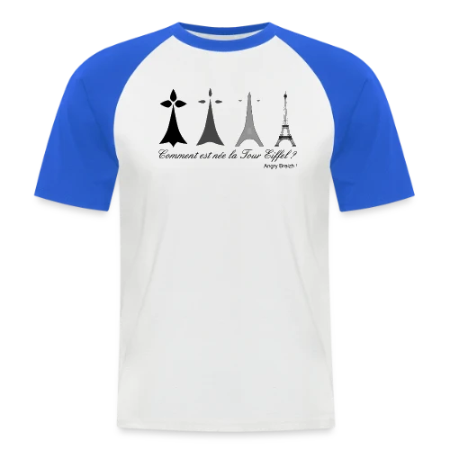 Évolution Tour Eiffel Bretonne - T-shirt baseball manches courtes Homme