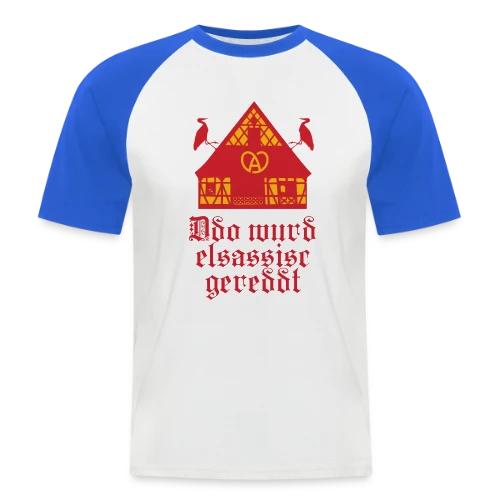 Ici On Parle Alsacien - T-shirt baseball manches courtes Homme