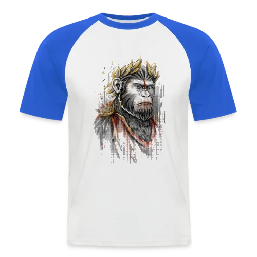 César l'Empereur Singe - T-shirt baseball manches courtes Homme