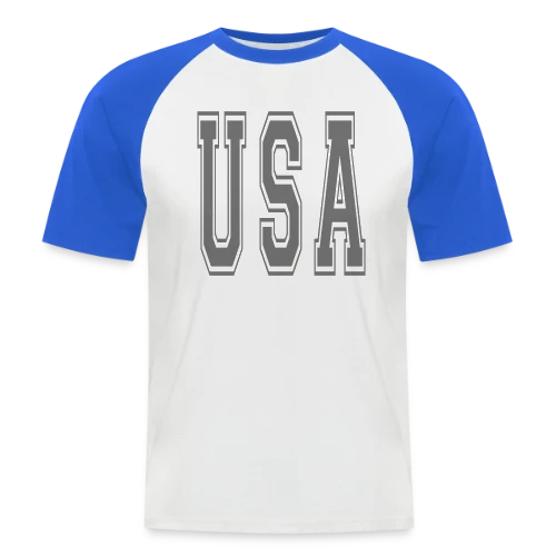 Fierté Américaine: Équipe USA - T-shirt baseball manches courtes Homme