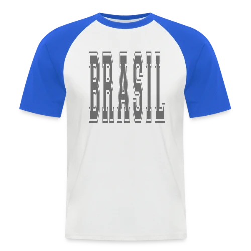Fierté Brésilienne Football - T-shirt baseball manches courtes Homme