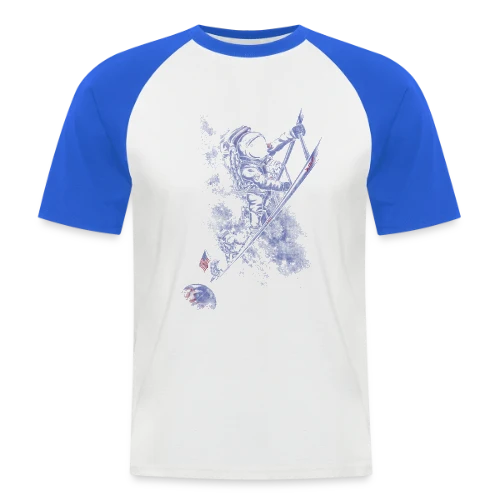 Juillet 69 : Mission Déglinguée - T-shirt baseball manches courtes Homme