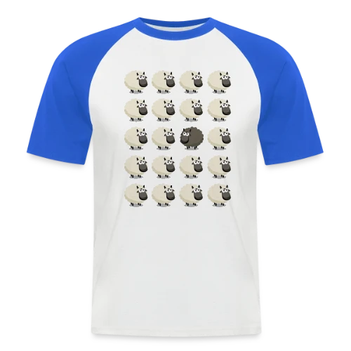 Mouton Noir : L'Esprit Libre - T-shirt baseball manches courtes Homme