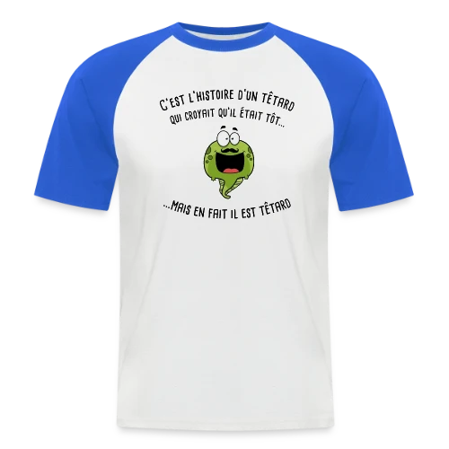 Le Têtard Blagueur - T-shirt baseball manches courtes Homme