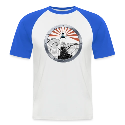 Phare d'Ar Men Breton - T-shirt baseball manches courtes Homme