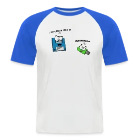 Maquette de T-shirt baseball manches courtes Homme « Je suis ton père - Humour Galactique Culte » à imprimer et personnaliser