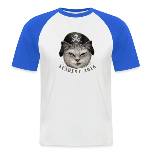 Académie des Chats Pirates - T-shirt baseball manches courtes Homme