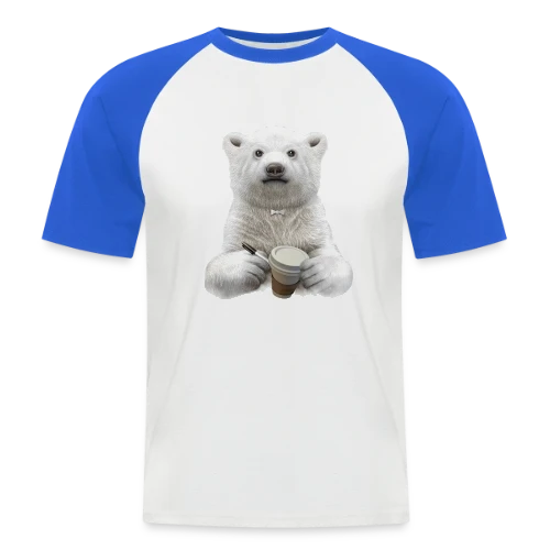 Le Barista passionné - T-shirt baseball manches courtes Homme