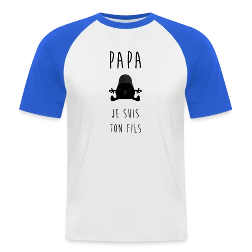 T-shirt Iconique "Je suis ton père" - Cadeau Papa - T-shirt baseball manches courtes Homme