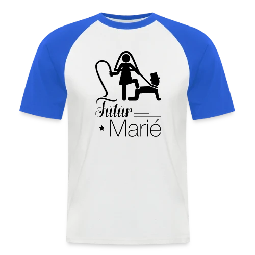 T-shirt "Futur Marié" : Prêt pour le Grand Jour - T-shirt baseball manches courtes Homme