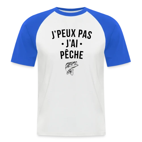 J'peux Pas, J'ai Pêche ! - T-shirt baseball manches courtes Homme