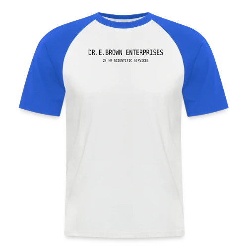 Dr. Brown : Architecte du Temps - T-shirt baseball manches courtes Homme