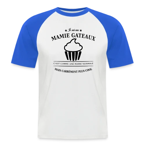 Mamie Gâteaux d'Amour - T-shirt baseball manches courtes Homme