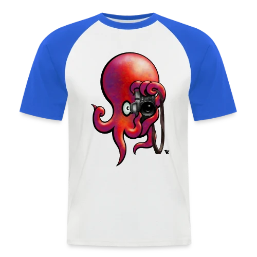 Poulparazzi - Le paparazzi des fonds marins - T-shirt baseball manches courtes Homme
